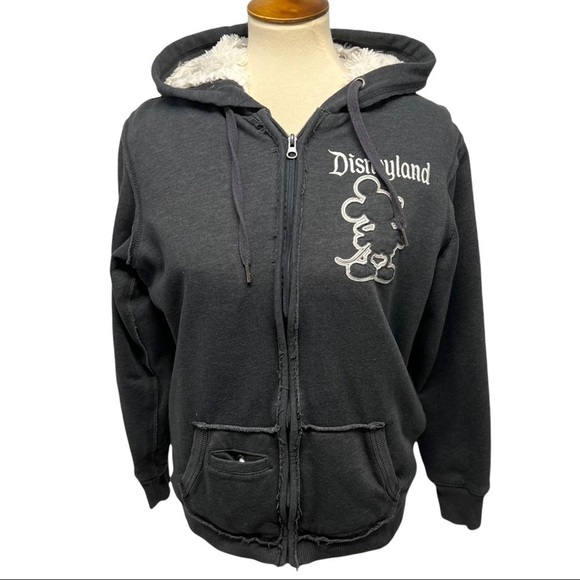 Disney Parks 55th Anniversary Shaggy Fleece Lined Full Zipper MickeyHoodie - Picture 12 of 14